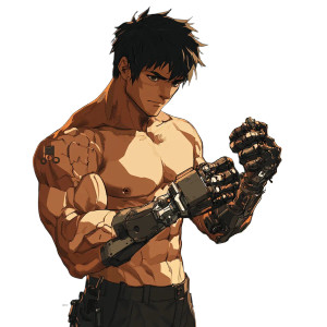 Mechanical Hand Repair Vinyl Car Decal Sticker – Waterproof & UV-Resistant 8"