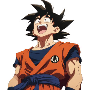 Goku Laughing Vinyl Car Decal Sticker – Waterproof & UV-Resistant 8" Goku Laughing Vinyl Car Decal Sticker – Waterproof & UV-Resistant 8"