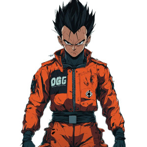 Vegeta In Squid Game V2 Vinyl Car Decal Sticker – Waterproof & UV-Resistant 8"