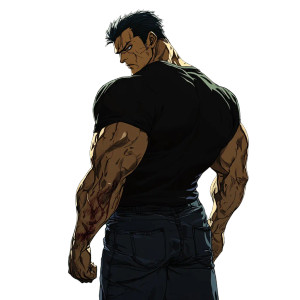 90S Anime Gangster V2 Vinyl Car Decal Sticker – Waterproof & UV-Resistant 8"