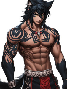 Wolf Barbarian Anime V2 Vinyl Car Decal Sticker – Waterproof & UV-Resistant 8" Wolf Barbarian Anime V2 Vinyl Car Decal Sticker – Waterproof & UV-Resistant 8"