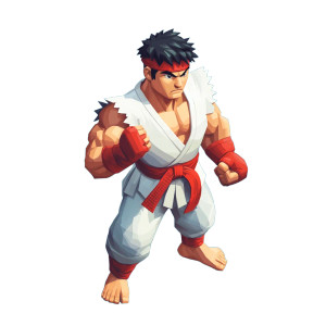 Ryu Isometric Avatar V2 Vinyl Car Decal Sticker – Waterproof & UV-Resistant 8" Ryu Isometric Avatar V2 Vinyl Car Decal Sticker – Waterproof & UV-Resistant 8"