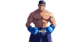 Anime Boxer Msa V3 Vinyl Car Decal Sticker – Waterproof & UV-Resistant 8" Anime Boxer Msa V3 Vinyl Car Decal Sticker – Waterproof & UV-Resistant 8"