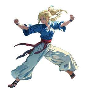 Water Mage Girl V12 Vinyl Car Decal Sticker – Waterproof & UV-Resistant 8"