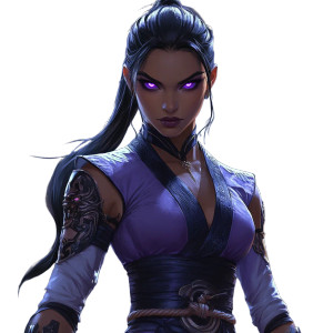 Evil Hispanic Martial Artist Vinyl Car Decal Sticker – Waterproof & UV-Resistant 8"