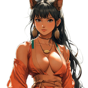 Chichi In Uniform Vinyl Car Decal Sticker – Waterproof & UV-Resistant 8" Chichi In Uniform Vinyl Car Decal Sticker – Waterproof & UV-Resistant 8"