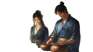 Song Dynasty Couple Vinyl Car Decal Sticker – Waterproof & UV-Resistant 8" Song Dynasty Couple Vinyl Car Decal Sticker – Waterproof & UV-Resistant 8"