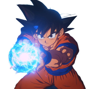 Goku Spirit Bomb V2 Vinyl Car Decal Sticker – Waterproof & UV-Resistant 8"