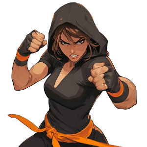 Angry Female Brawler Vinyl Car Decal Sticker – Waterproof & UV-Resistant 8" Angry Female Brawler Vinyl Car Decal Sticker – Waterproof & UV-Resistant 8"