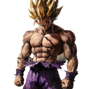 Gohan Oil Painting Vinyl Car Decal Sticker – Waterproof & UV-Resistant 8" Gohan Oil Painting Vinyl Car Decal Sticker – Waterproof & UV-Resistant 8"