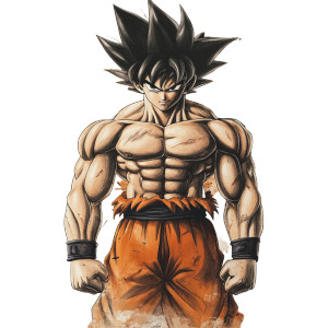 Muscular Goku V2 Vinyl Car Decal Sticker – Waterproof & UV-Resistant 8" Muscular Goku V2 Vinyl Car Decal Sticker – Waterproof & UV-Resistant 8"