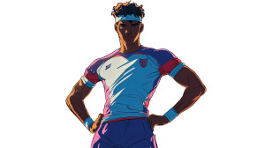 Heroic Soccer Player Vinyl Car Decal Sticker – Waterproof & UV-Resistant 8" Heroic Soccer Player Vinyl Car Decal Sticker – Waterproof & UV-Resistant 8"