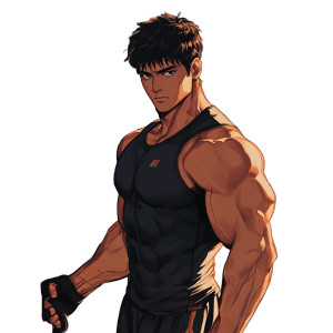 Anime Gym Man Vinyl Car Decal Sticker – Waterproof & UV-Resistant 8" Anime Gym Man Vinyl Car Decal Sticker – Waterproof & UV-Resistant 8"