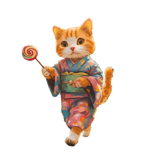 Kimono Cat Vinyl Car Decal Sticker – Waterproof & UV-Resistant 8" Kimono Cat Vinyl Car Decal Sticker – Waterproof & UV-Resistant 8"