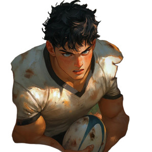Muscular Teen Rugby Player Vinyl Car Decal Sticker – Waterproof & UV-Resistant 8" Muscular Teen Rugby Player Vinyl Car Decal Sticker – Waterproof & UV-Resistant 8"