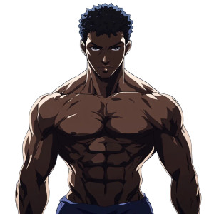 Heroic Anime Shonen V3 Vinyl Car Decal Sticker – Waterproof & UV-Resistant 8"