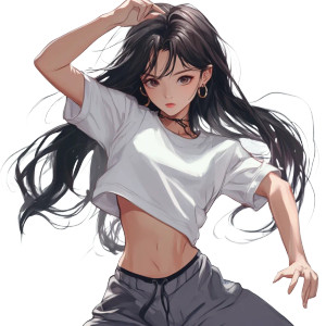 K-Pop Anime Girl Vinyl Car Decal Sticker – Waterproof & UV-Resistant 8" K-Pop Anime Girl Vinyl Car Decal Sticker – Waterproof & UV-Resistant 8"