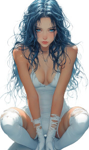Anime Girl Kneeling V3 Vinyl Car Decal Sticker – Waterproof & UV-Resistant 8" Anime Girl Kneeling V3 Vinyl Car Decal Sticker – Waterproof & UV-Resistant 8"