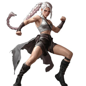 Angry Monk Kick Vinyl Car Decal Sticker – Waterproof & UV-Resistant 8"