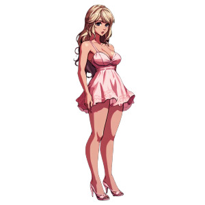 Sorceress Side View Vinyl Car Decal Sticker – Waterproof & UV-Resistant 8"