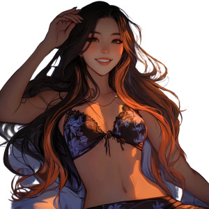 Cute Asian Girl V5 Vinyl Car Decal Sticker – Waterproof & UV-Resistant 8" Cute Asian Girl V5 Vinyl Car Decal Sticker – Waterproof & UV-Resistant 8"