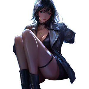 Anime Detective Portrait Vinyl Car Decal Sticker – Waterproof & UV-Resistant 8"