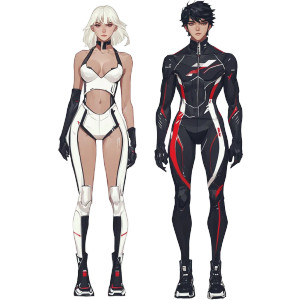 Anime Fashion Duo Vinyl Car Decal Sticker – Waterproof & UV-Resistant 8" Anime Fashion Duo Vinyl Car Decal Sticker – Waterproof & UV-Resistant 8"
