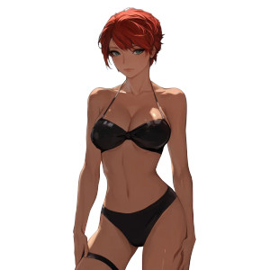 Red-Haired Anime Woman V3 Vinyl Car Decal Sticker – Waterproof & UV-Resistant 8" Red-Haired Anime Woman V3 Vinyl Car Decal Sticker – Waterproof & UV-Resistant 8"