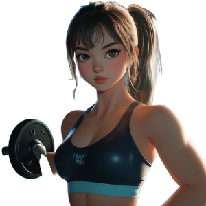 Gym Girl Lifting Vinyl Car Decal Sticker – Waterproof & UV-Resistant 8" Gym Girl Lifting Vinyl Car Decal Sticker – Waterproof & UV-Resistant 8"