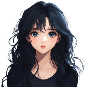 Anime Girl V38 Vinyl Car Decal Sticker – Waterproof & UV-Resistant 8"