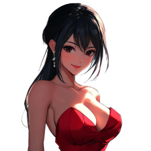 Anime Female In Red Vinyl Car Decal Sticker – Waterproof & UV-Resistant 8" Anime Female In Red Vinyl Car Decal Sticker – Waterproof & UV-Resistant 8"