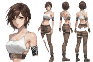 Boyish Woman Turnaround Vinyl Car Decal Sticker – Waterproof & UV-Resistant 8" Boyish Woman Turnaround Vinyl Car Decal Sticker – Waterproof & UV-Resistant 8"