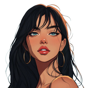 Webtoon Female V2 Vinyl Car Decal Sticker – Waterproof & UV-Resistant 8" Webtoon Female V2 Vinyl Car Decal Sticker – Waterproof & UV-Resistant 8"