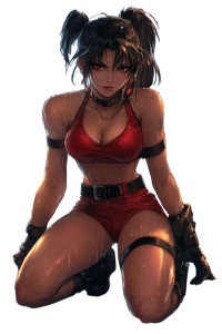 Defiant Blaze Kneeling Vinyl Car Decal Sticker – Waterproof & UV-Resistant 8"