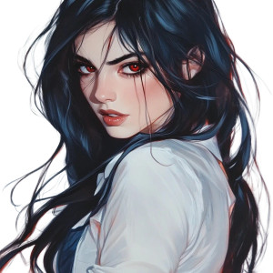 Artgerm Style Girl Vinyl Car Decal Sticker – Waterproof & UV-Resistant 8" Artgerm Style Girl Vinyl Car Decal Sticker – Waterproof & UV-Resistant 8"
