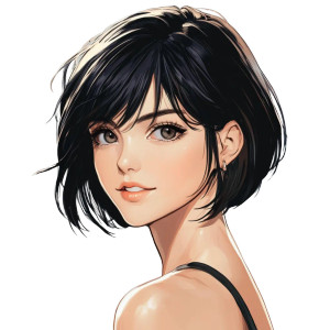 Anime Woman Portrait V5 Vinyl Car Decal Sticker – Waterproof & UV-Resistant 8" Anime Woman Portrait V5 Vinyl Car Decal Sticker – Waterproof & UV-Resistant 8"