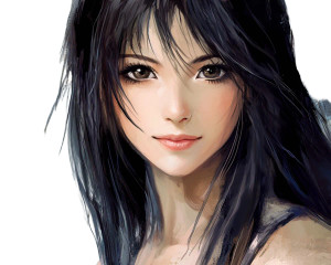 Rinoa Heartilly Painting Vinyl Car Decal Sticker – Waterproof & UV-Resistant 8"