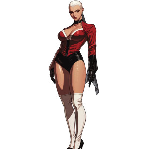 Elena Street Fighter Vinyl Car Decal Sticker – Waterproof & UV-Resistant 8"