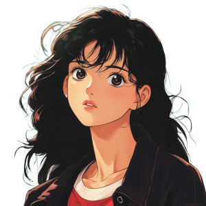 Retro Anime Portrait Vinyl Car Decal Sticker – Waterproof & UV-Resistant 8" Retro Anime Portrait Vinyl Car Decal Sticker – Waterproof & UV-Resistant 8"
