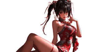 Anime Girl In Qipao Vinyl Car Decal Sticker – Waterproof & UV-Resistant 8" Anime Girl In Qipao Vinyl Car Decal Sticker – Waterproof & UV-Resistant 8"