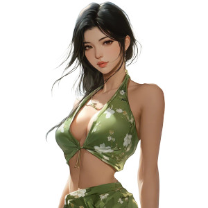 Young Vietnamese Girl V3 Vinyl Car Decal Sticker – Waterproof & UV-Resistant 8"