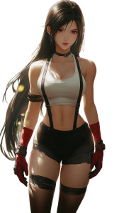 Tifa Lockhart Vinyl Car Decal Sticker – Waterproof & UV-Resistant 8" Tifa Lockhart Vinyl Car Decal Sticker – Waterproof & UV-Resistant 8"
