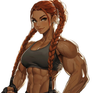 Muscular Gym Woman V4 Vinyl Car Decal Sticker – Waterproof & UV-Resistant 8" Muscular Gym Woman V4 Vinyl Car Decal Sticker – Waterproof & UV-Resistant 8"