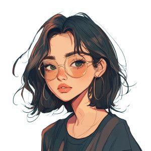 Cool Girl Vinyl Car Decal Sticker – Waterproof & UV-Resistant 8"