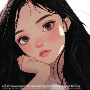 Anime Portrait Woman Vinyl Car Decal Sticker – Waterproof & UV-Resistant 8" Anime Portrait Woman Vinyl Car Decal Sticker – Waterproof & UV-Resistant 8"