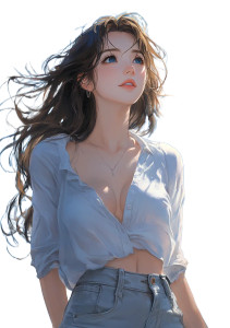 Anime Girl Portrait V18 Vinyl Car Decal Sticker – Waterproof & UV-Resistant 8" Anime Girl Portrait V18 Vinyl Car Decal Sticker – Waterproof & UV-Resistant 8"