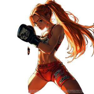 Anime Muay Thai Girl Vinyl Car Decal Sticker – Waterproof & UV-Resistant 8" Anime Muay Thai Girl Vinyl Car Decal Sticker – Waterproof & UV-Resistant 8"
