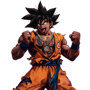 Goku Rapper V2 Vinyl Car Decal Sticker – Waterproof & UV-Resistant 8" Goku Rapper V2 Vinyl Car Decal Sticker – Waterproof & UV-Resistant 8"