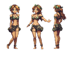 Adventure Girl Sprite Vinyl Car Decal Sticker – Waterproof & UV-Resistant 8"