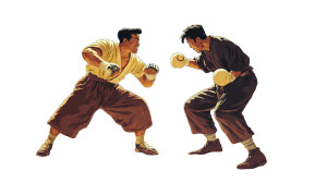 Cultural Wrestling Clash Vinyl Car Decal Sticker – Waterproof & UV-Resistant 8"